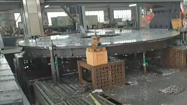 Maattekeningen + grote bewerking! Tangshan Yuexin bewerkt een plaat van 8 meter.