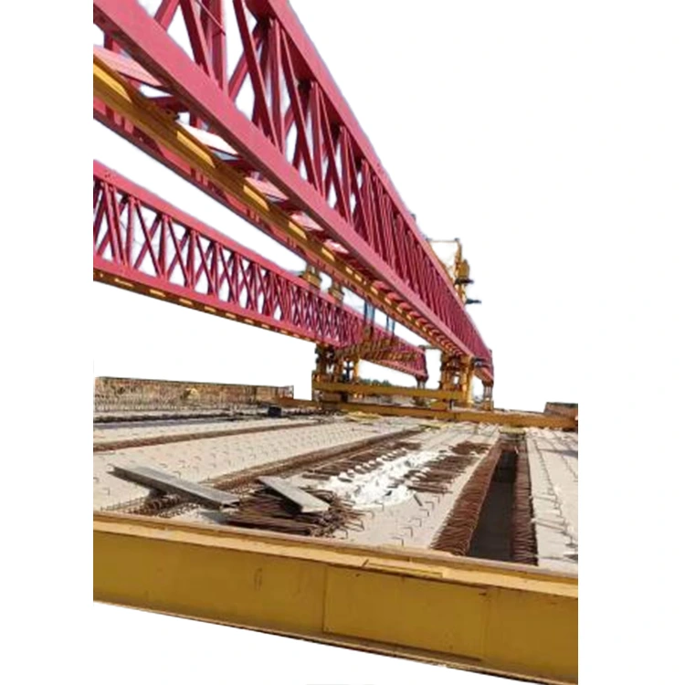 Onderdelen van een brugbouwmachine