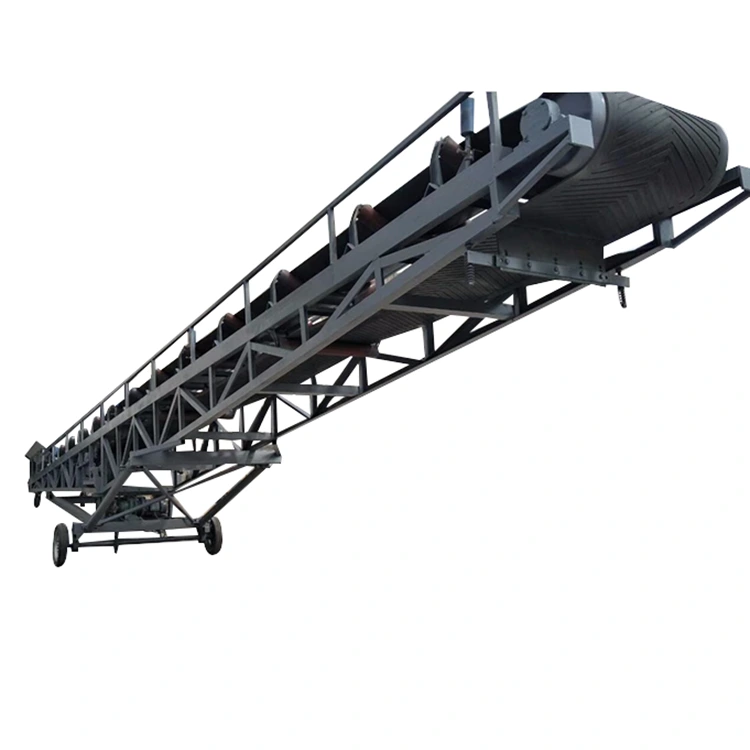 Transportband met hoge hoek