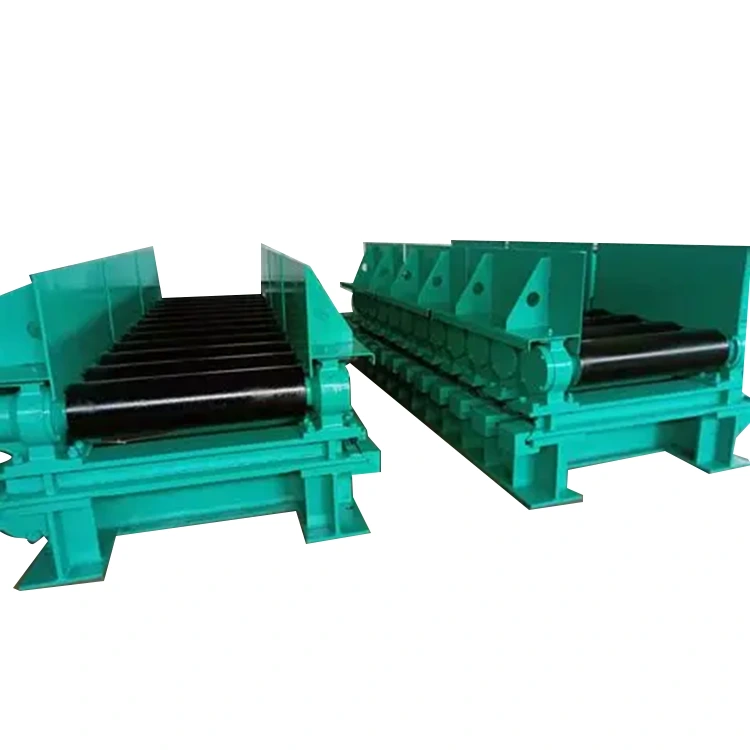 Stalen billet hellende transportband